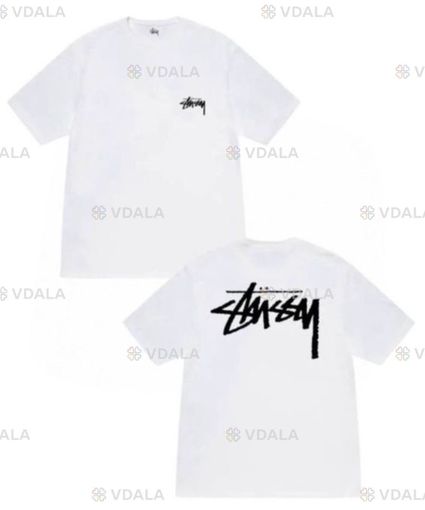 Мужская футболка Stussy Унисекс small and big logo стусси тишка худи - VDALA.PRO