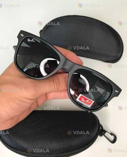 АКЦІЯ! Сонцезахисні окуляри Рей Бен Ray Ban Wayfarer Вайфарер чорні - VDALA.PRO