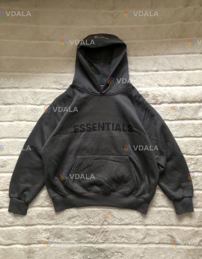 Essentials (S) Fear of God fog Oversized Hoodie худи мужское на флисе - VDALA.PRO