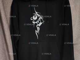 Мужское оверсайз худи с принтом - VDALA.PRO