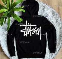 Stussy Basic Худи мужское черное Стусси Бесик Новое Stusy / S M L xl - VDALA.PRO