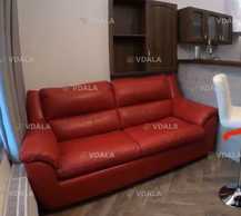 Диван кожаный раскладной - VDALA.PRO