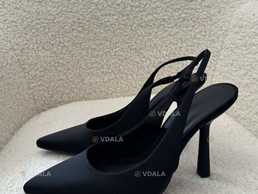 Чорні туфлі човники Bershka - VDALA.PRO