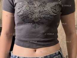 Топ жіночій Y2K new yorker - VDALA.PRO