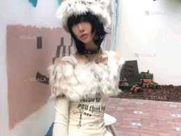 кофта с мехом,y2k кофта - VDALA.PRO