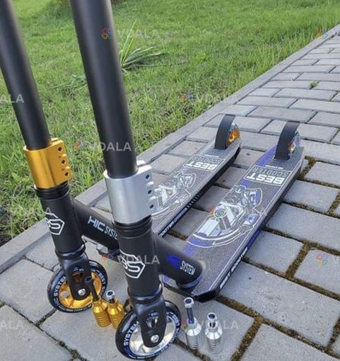 Самокат трюковый Best Scooter, ПЕГИ, алюминиевый диск - VDALA.PRO