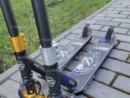 Самокат трюковый Best Scooter, ПЕГИ, алюминиевый диск - VDALA.PRO