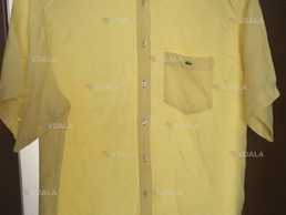 Мужская льняная рубашка Lacoste - VDALA.PRO