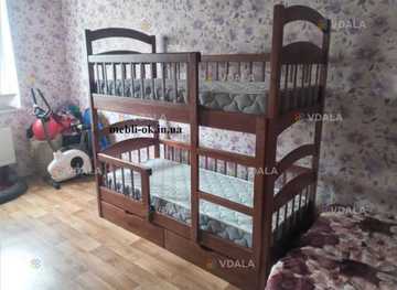 Детская двухъярусная кровать - VDALA.PRO