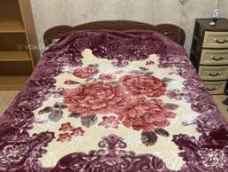 Плед новый двух сторонний цвет темный шоколад Плед новый двух сторонний цвет темный шоколад - VDALA.PRO