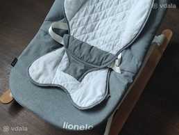 Шезлонг Lionelo Rosa Grey/White - VDALA.PRO