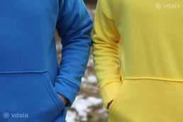 Стильний зимовий костюм з худі вільного крою - VDALA.PRO