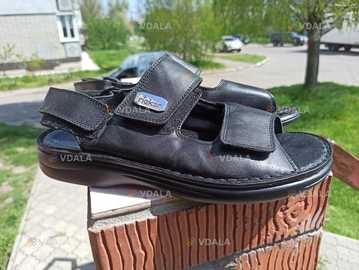 Комфортні шкіряні босоніжки, сандалії Rieker - VDALA.PRO