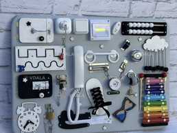 Бізіборд Бізікуб Дитячі іграшки Подарунок малюку - VDALA.PRO