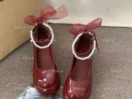 Жіночі туфлі на підборах, квадратний перед/носок - VDALA.PRO