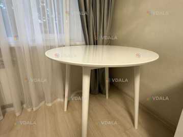 Продам белый круглый стол - VDALA.PRO