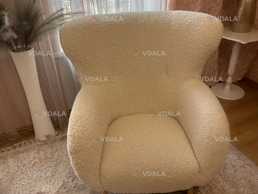 Кресло большое jysk белого цвета - VDALA.PRO