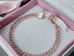 Браслет Пандора кубінське плетіння Pandora золото - VDALA.PRO