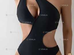 Купальник чорний суцільний Купальник чорний суцільний - VDALA.PRO