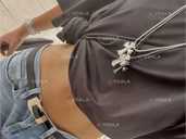 Хрестик Chrome Hearts, підвіс Chrome Hearts, силиконовый крестик - VDALA.PRO