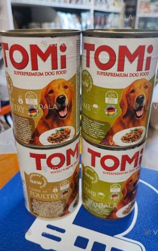 Консерви TOMi 3 ВИДИ ПТИЦІ або Ягня – це супер преміум вологий корм - VDALA.PRO