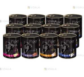 Консерви Piper 800 г 10 видів Польща для собак Dolina Noteci - VDALA.PRO