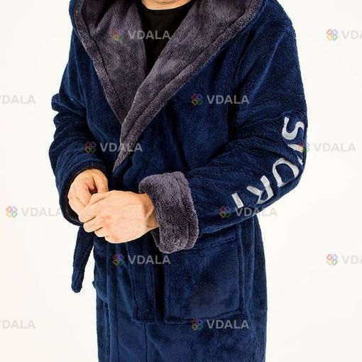Махровий чоловічий халат - VDALA.PRO
