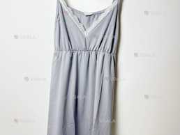 Нова нічна сіра сорочка ночнушка домашній одяг на кліпсі для годування - VDALA.PRO