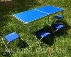 Стіл для пікніка +4 стільці - VDALA.PRO