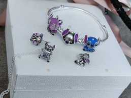 Pandora Стіч Дісней Стич дівчинка хлопчик сережки браслет намистини - VDALA.PRO