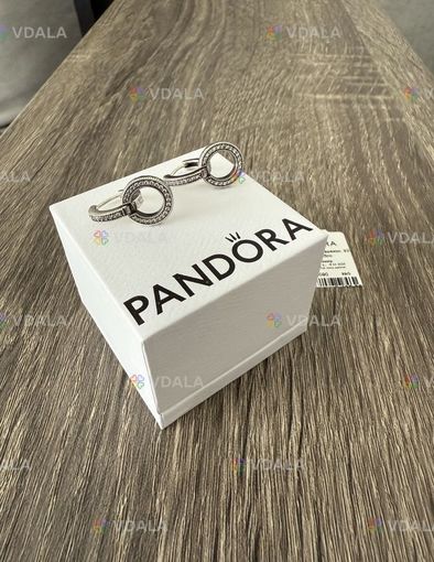 Сяючі подвійні сережки Pandora - VDALA.PRO
