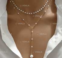 Підвіска з перлинами подвійна Підвіска з перлинами подвійна - VDALA.PRO