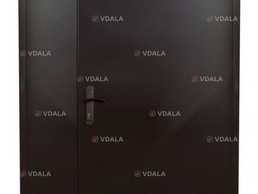 Двостулкові технічні двері Торнадо , коричневі - VDALA.PRO