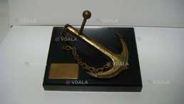 Настольный сувенир из бронзы - морской якорь, винтаж - VDALA.PRO