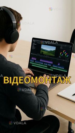 Професійний відеомонтаж і звук! Швидко та якісно - VDALA.PRO