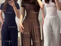 женский костюм, спортивный костюм, жіночій костюм, топ с брюками - VDALA.PRO