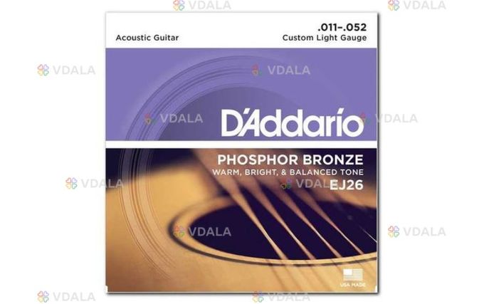 струни для акустичної гітари D'Addario EJ26 - VDALA.PRO