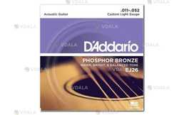 струни для акустичної гітари D'Addario EJ26 струни для акустичної гітари D'Addario EJ26 - VDALA.PRO
