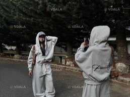 Костюм oversize худі+штани - VDALA.PRO