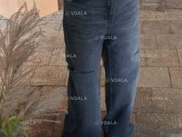 Продам суперові темно сірі джинси з розрізами у 36 розмірі. - VDALA.PRO
