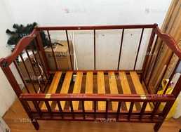Віддам безкоштовно дерев’яне дитяче ліжечко, розбірне. - VDALA.PRO