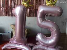 Фольговані кулі цифри 15 Фольговані кулі цифри 15 - VDALA.PRO