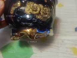 Декоративна ваза кобальтові з позолотою - VDALA.PRO