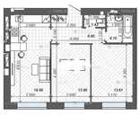Продам Квартиру 58 м², 2 кімн., 1 поверх. - VDALA.PRO - 9