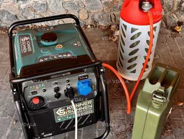 Генератор газобензиновий KS 8100iEG (інверторний) + балон і каністра - VDALA.PRO