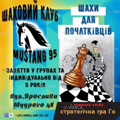 Шахматный клуб Mustang 95 - VDALA.PRO