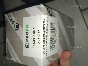 Масляний фільтр profit 1541-1057 vw golf 4 - VDALA.PRO