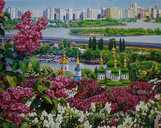 Картина маслом на холсте 40х50 см - Цветы (ручная работа) - VDALA.PRO - 3