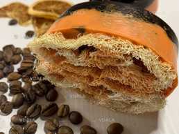 Мило скраб з люфою кава, апельсин - VDALA.PRO