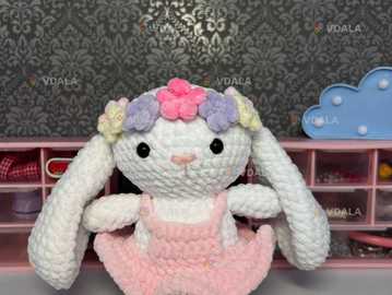 М'яка в'язана іграшка - Зайченя - VDALA.PRO